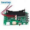 Placa amplificadora de potencia con Bluetooth, batería de litio de XH-A150, 5W + 5W, altavoz pequeño recargable para Android, bricolaje ► Foto 3/5