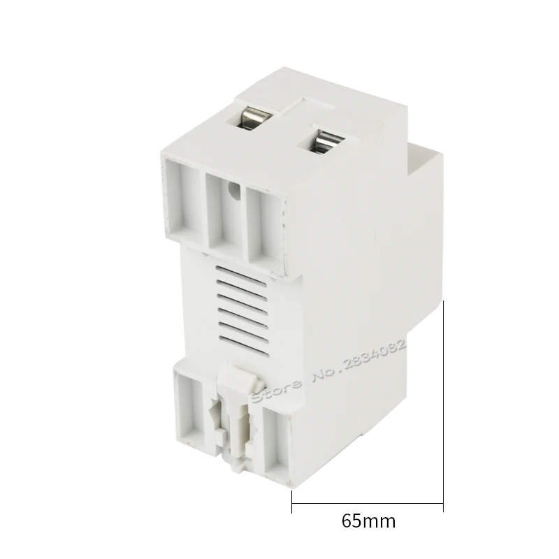 63A 230V Din рейка 2 Pole P цифровой саморегулятор напряжения реле защиты вольтметр
