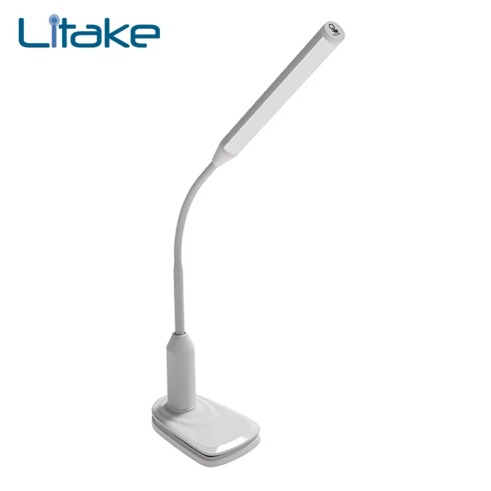 LED Eye-Caring Desk Lamp with USB Charging Port Reading Night Light Table Lamp