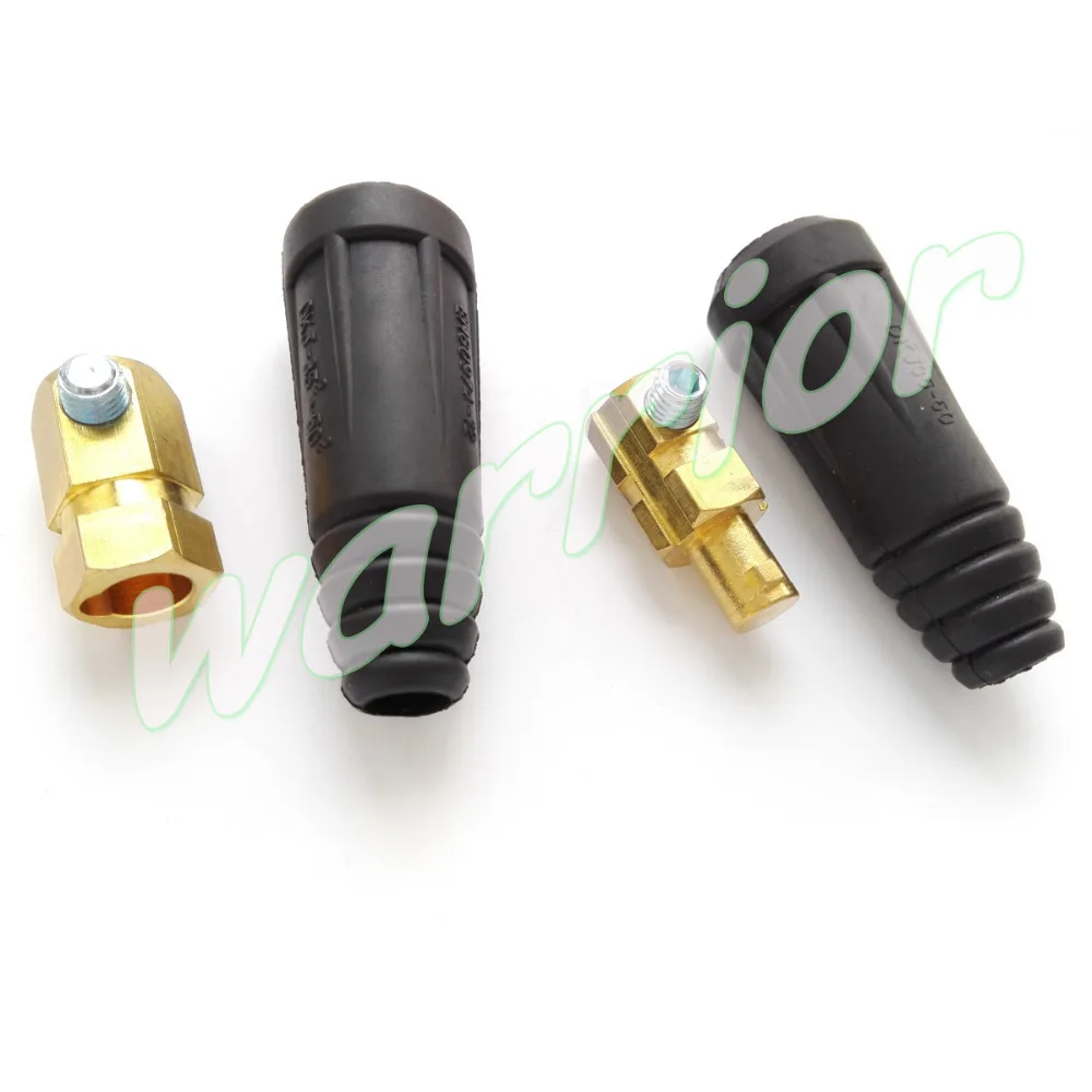 

200Amp-300Amp 35-50 Cable Connector Male Plug and Female Socket Quick Fitting Euro Style