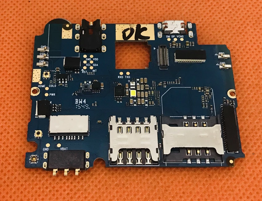 Б/у оригинальная материнская плата 1 ГБ ОЗУ + 8 Гб ПЗУ для LY MAX MTK6735 четыре