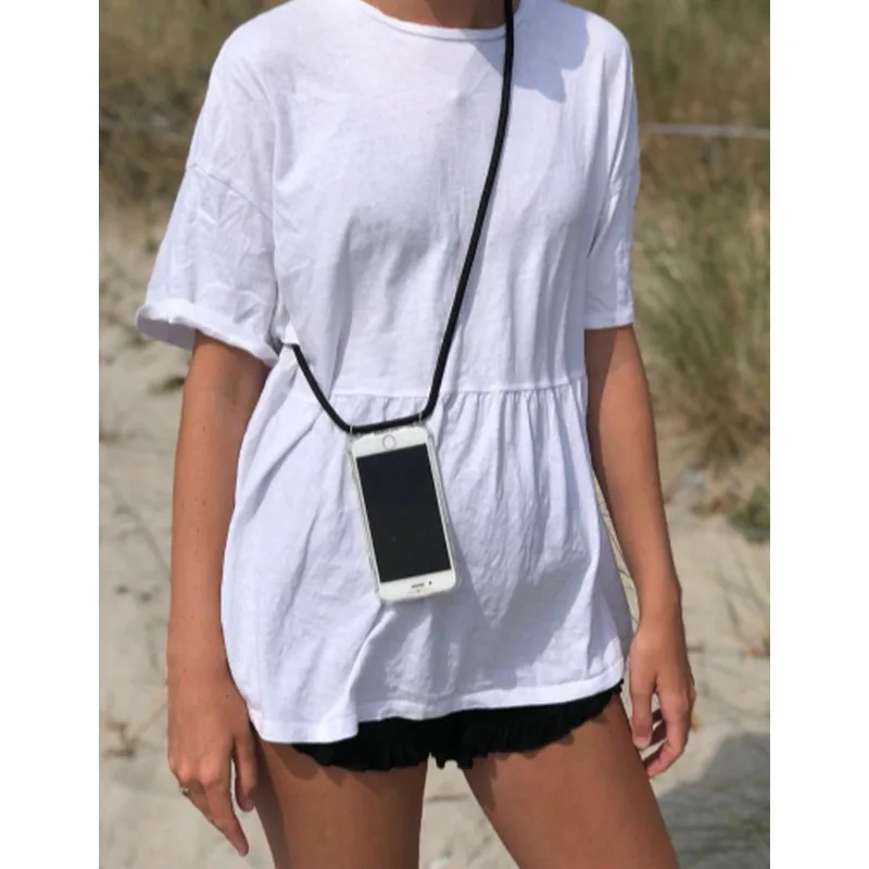 

Phone Case Crossbody Necklace Cord Case with Rope for iPhone 6 7 Plus 8 Plus XR XS MAX X XS dropshipping