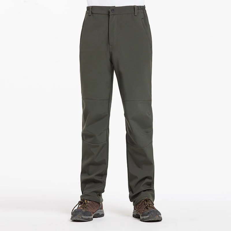 Shifuren invierno hombres al aire libre Pantalones de senderismo impermeable a prueba de viento polar caliente Softshell trekking esquí montaña Pantalones