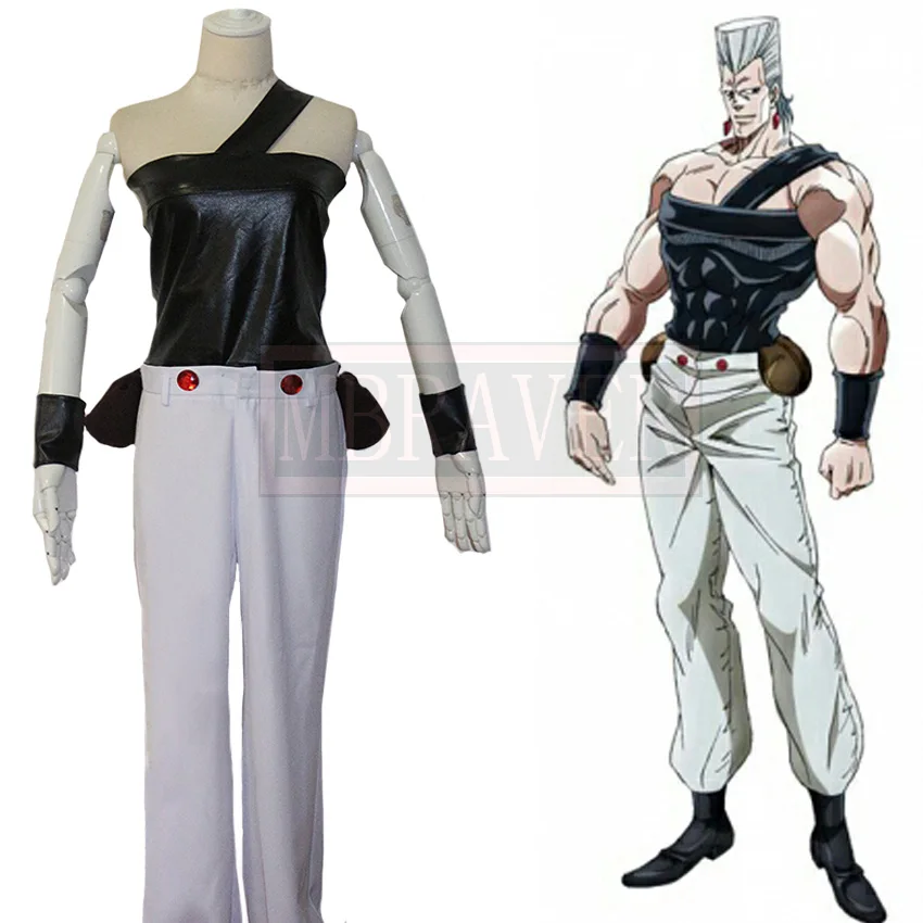 JoJo's Bizarre Adventure Jean Pierre Polnareff Cosplay Costume Party Christmas Halloween Custom
