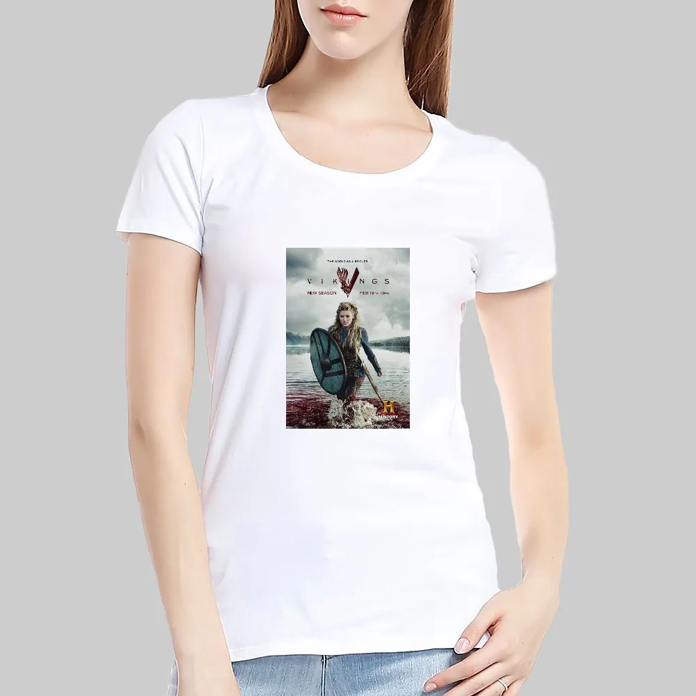 

Vikings 5xl short sleeves oversize customize print tshirt woman top large size solid color top o-neck regular tshirt COYICHENOL