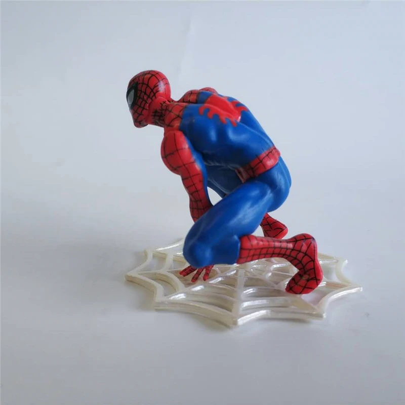 Человек-паук: Коллекционная фигурка Мини Человек-Паук Паутина украшение автомобиля фигурка модель куклы детские игрушки подарки 5,5 см