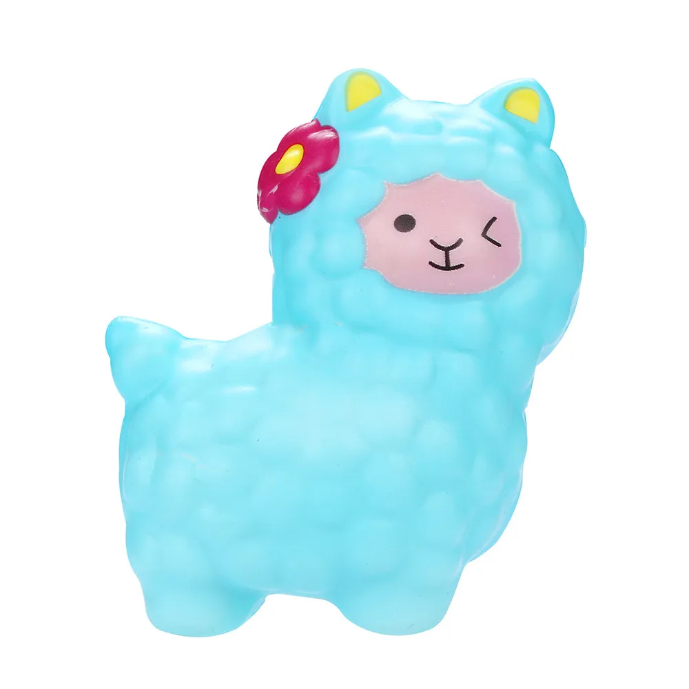 Squeeze soft Squishies очаровательные Llamas Альпака медленно поднимающиеся фрукты Ароматические Squeeze снятие стресса забавная игрушка в подарок Z0225 - Цвет: D