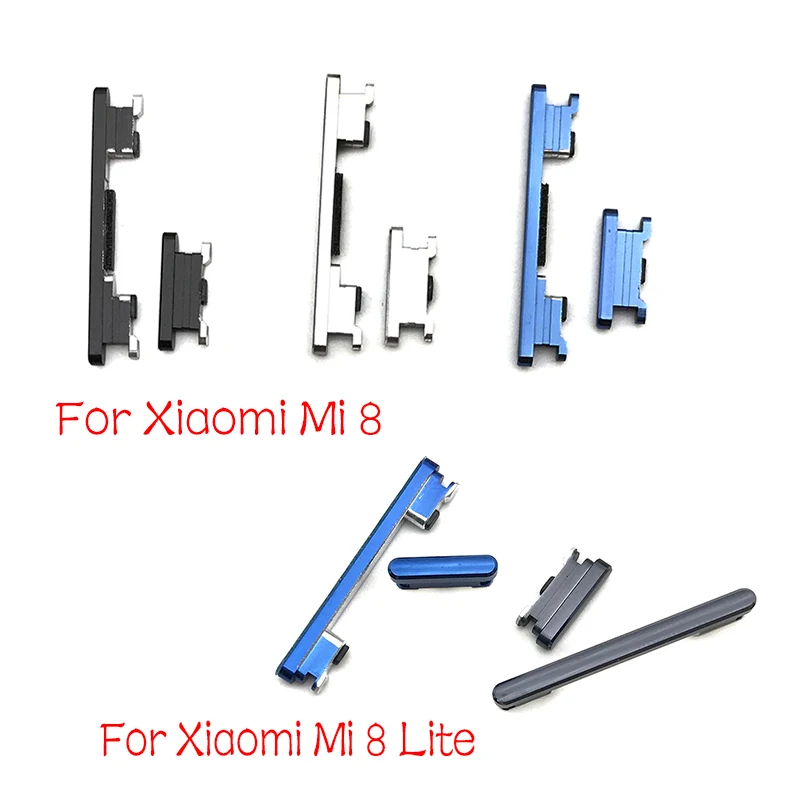 

New Power Button+Volume Side Button For Xiaomi Mi8 Mi 8 Se Replacement Part