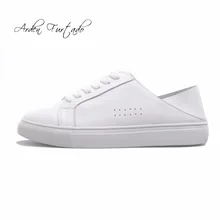 Arden Furtado/Новинка г., весенне-осенняя стильная женская обувь из натуральной кожи, модная повседневная обувь, белые женские лоферы с перекрестной шнуровкой