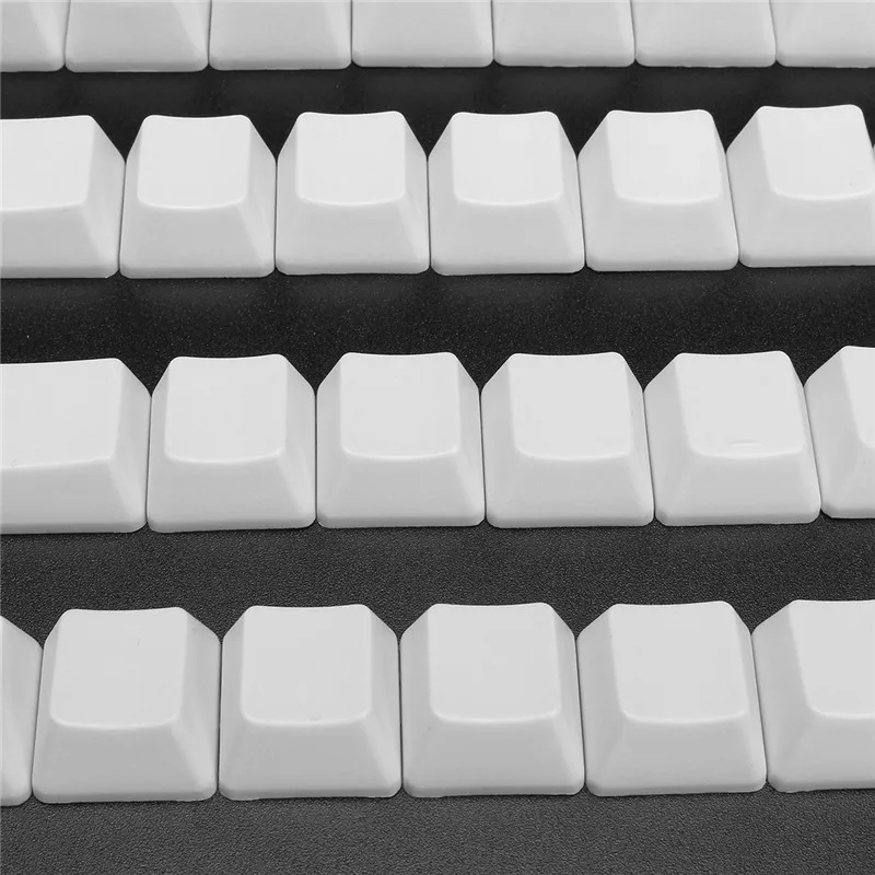 Белый Черный OEM профиль ISO Keycap толстые PBT 62 клавиши механическая клавиатура колпачки пустой ключ колпачки для игр Keyboad