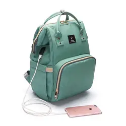 Usb сумка для подгузников многофункциональная сумка для мамы для беременных сумка для подгузников непромокаемый рюкзак для путешествий