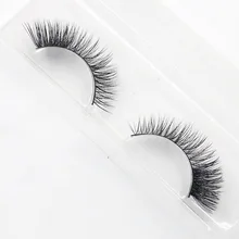 Натуральные накладные завивки короткие густые ресницы поддельные красоты норки накладные ресницы полоски Хэллоуин бренд макияж корейская косметика