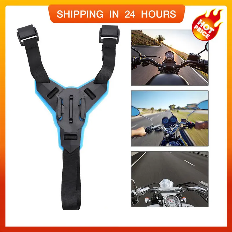 

Chin Mount Helmet Chin Mount Front Chin Mount Portable Motorcycle Helmet Mount Adapter For GoPro Hero 6/5/4/3