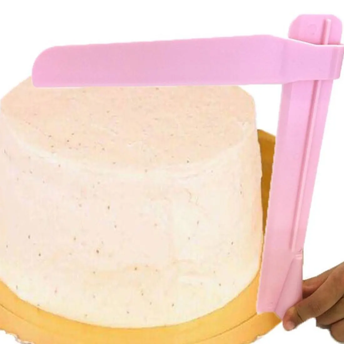  Bakeware Cake Scraper Smoother Adjustable Fondant Spatulas Cake Edge Smoother Cream Decorating DIY 