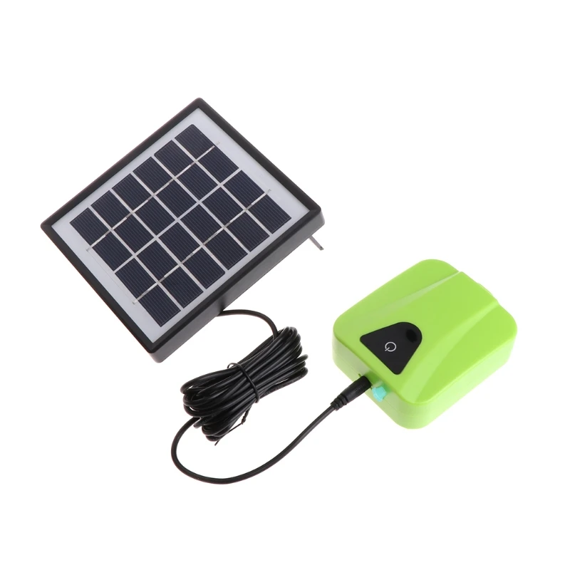 Solar Powered Oxygenator Air Pump Oxygen Aerator Fish Tank Aquarium Air Bubble Oxygen Pump Diffuser