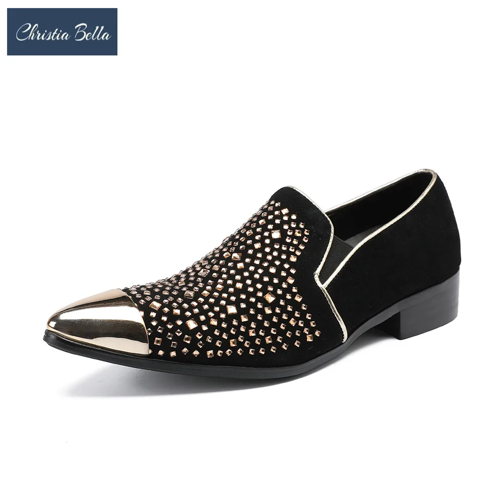 Preto Homens Size Couro Plus Cristal Suede Forma Christia Genuíno Baile Dos Bella Designe De Marca Masculino 47 Flats Da Mocassins Sapatos wwxYqR6OP