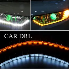 Тип, светодиодный фонарь со слезами, двойной цвет, с поворотным сигналом, светодиодный Светодиодный светильник с кристаллами 12 В