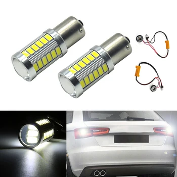 

2x High Power 1156 P21W BA15S 5630SMD LED Canbus no error backup reverse light lamp For AUDI S3 S4 RS4 A6 RS6