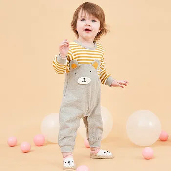 

Baby Boy Girl Rompers Newborn Cotton Clothes Animal Style Cotton Long Sleeve Babe Clothes Infant Pajamas Kids Clothing ETHY-8094