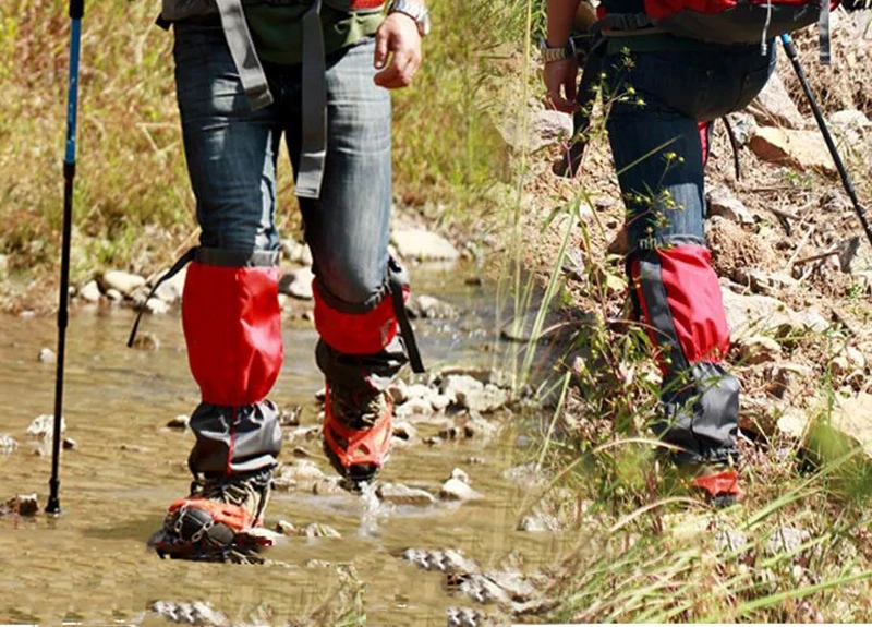 Quality Outdoor Climbing Antiskid Crampons Winter Walk 18 Teeth Ice Fishing Snowshoes Manganese Steel Slip Shoe Covers (4)