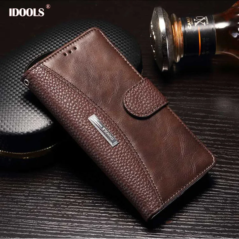 

IDOOLS Flip Case for Samsung galaxy A7 2018 A750 PU Leather Magnetic Holster Phone Bags Cases for Samsung A7 2018 Cover 6.0''