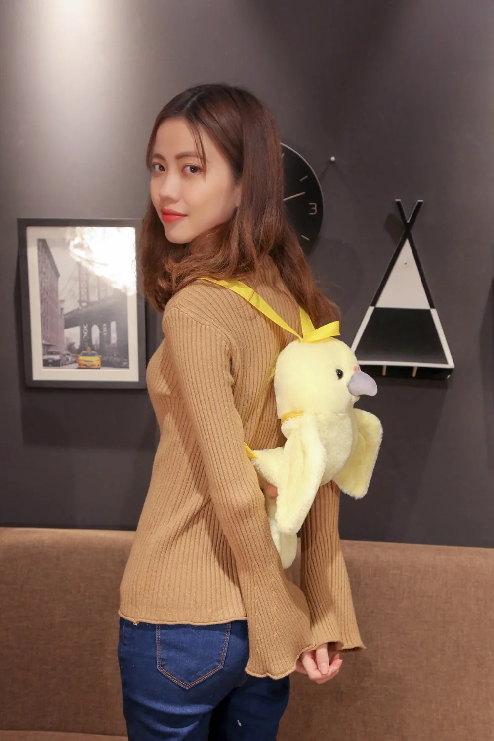 40 см Kawaii попугай Плюшевый Рюкзак мягкий мультфильм попугай мягкая кукла детская школьная сумка для девочек День рождения Рождество Лучшие подарки