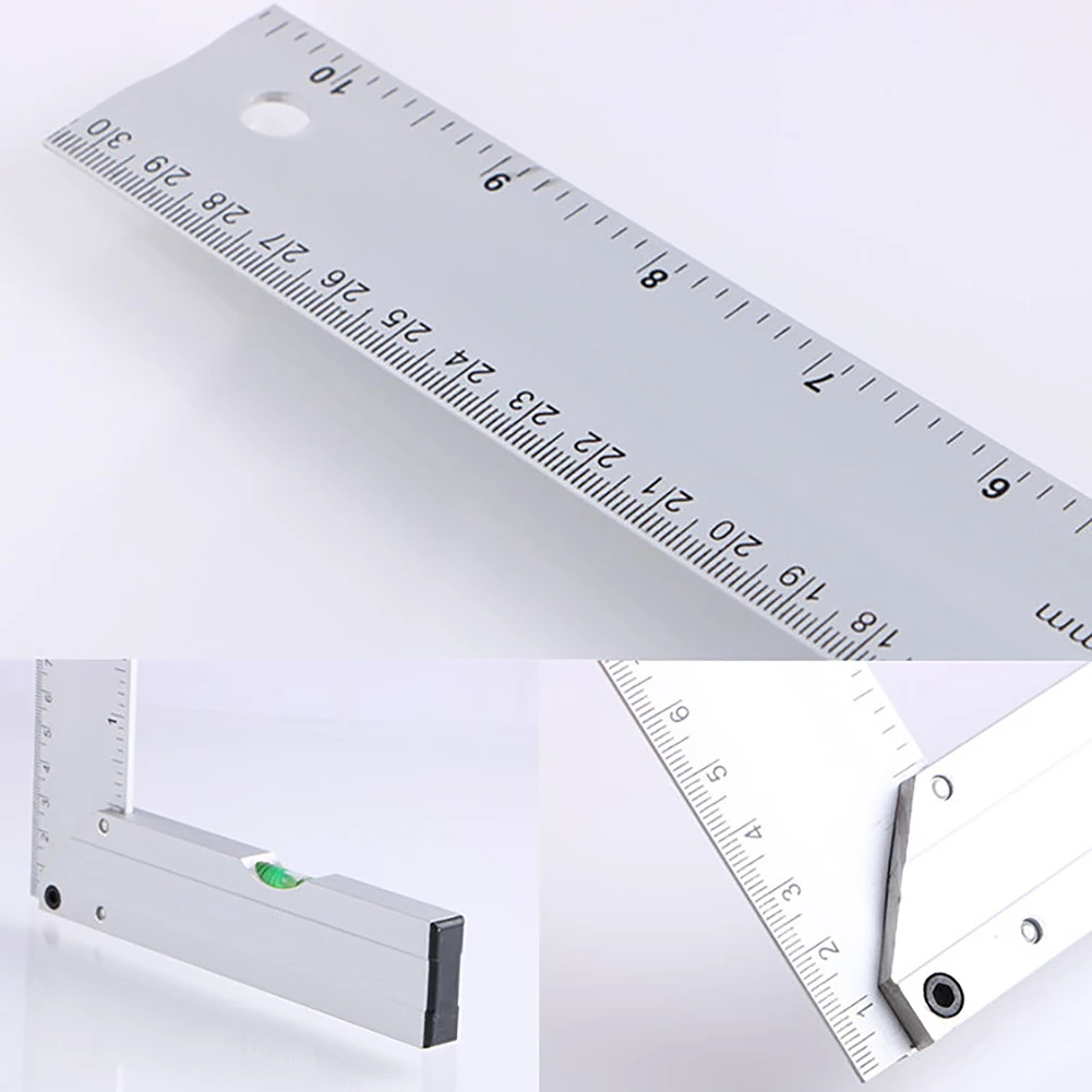 

90 degree Angle meter aluminum feet turn carpenter decoration thickening 250 aluminium alloy rectangular 300mm level