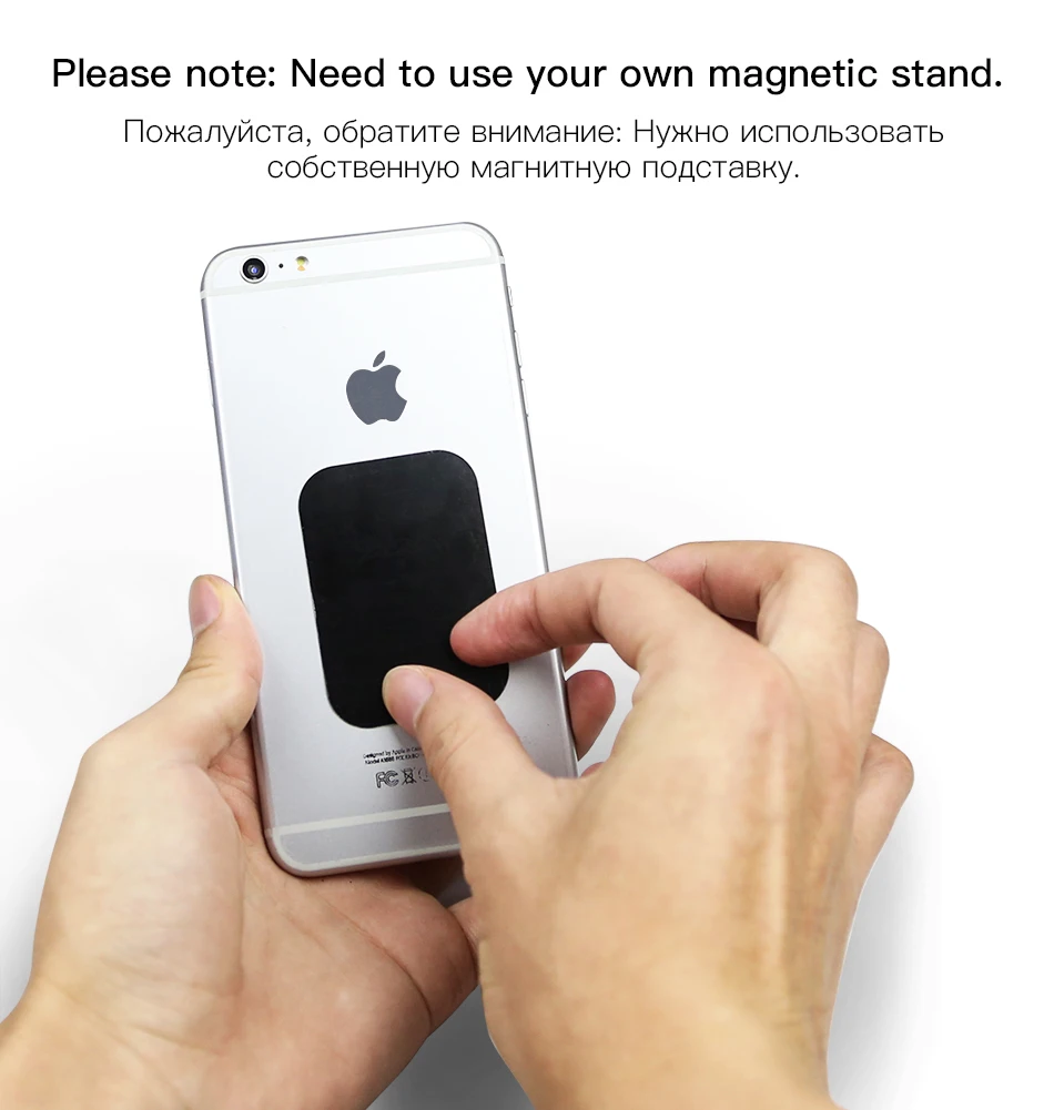 !ACCEZZ 10pcslot Magnetic Metal Plate Disk For Car Phone Holder Iron Sheet Sticker Thin For Magnet Universal Mobile Phone Stand (3)