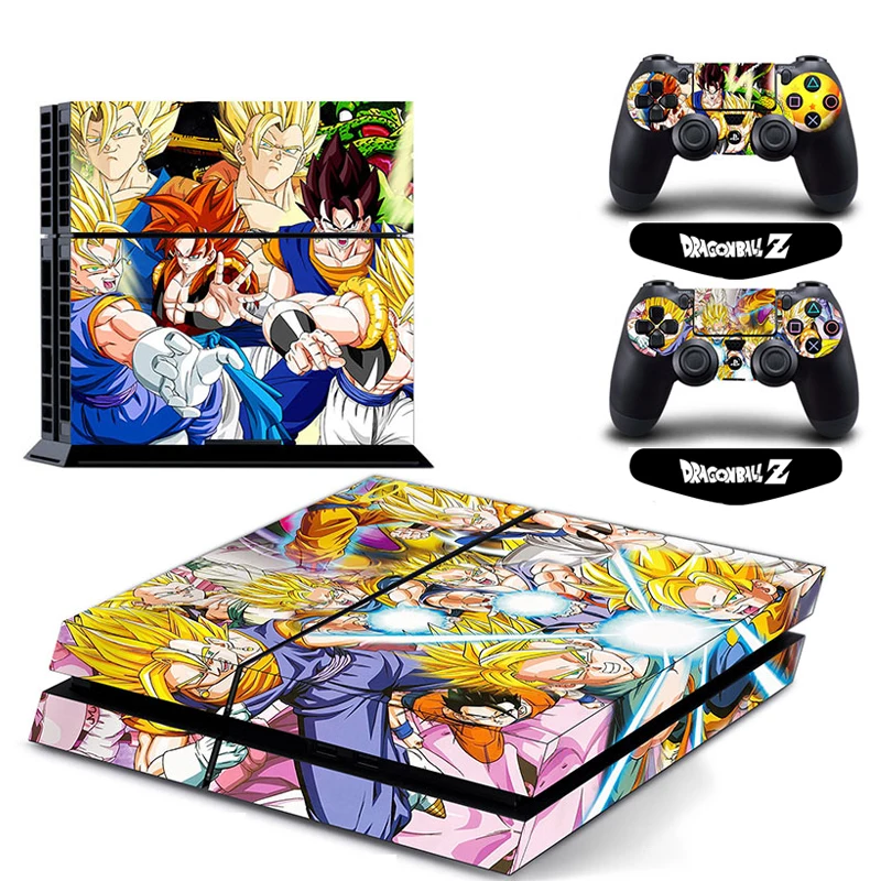 Виниловый чехол ARRKEO Dragon Ball Z Super Gogeta Vegetto наклейка для PS4 PlayStation 4 консоль 2
