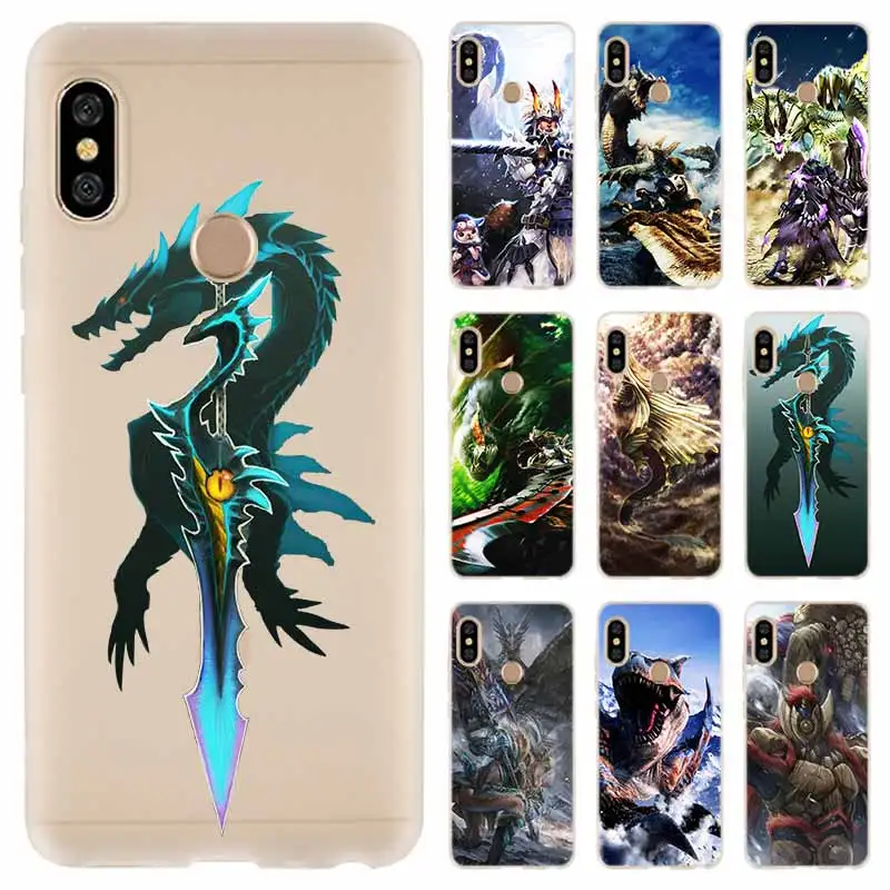 

Monster hunter Case For Xiaomi Redmi Note 8 7 6 5 pro Cover for Redmi 6a s2 5a 5 Plus 4a 4x 3 Pro