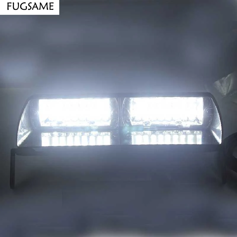 

FUGSAME S2 LED Signal Warning Emergency Strobe Police Flashing Light Intimidator LED Dash Light 96W Super Bright