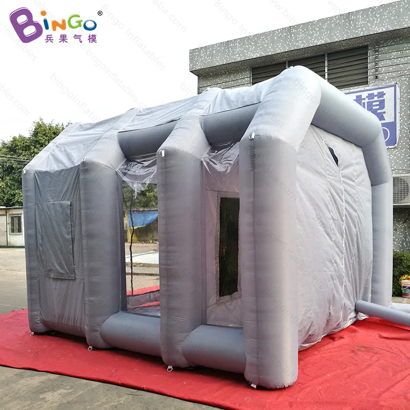  4X4X3 meters inflatable small spray booth / inflatable small paint booth / inflatable spray paint b