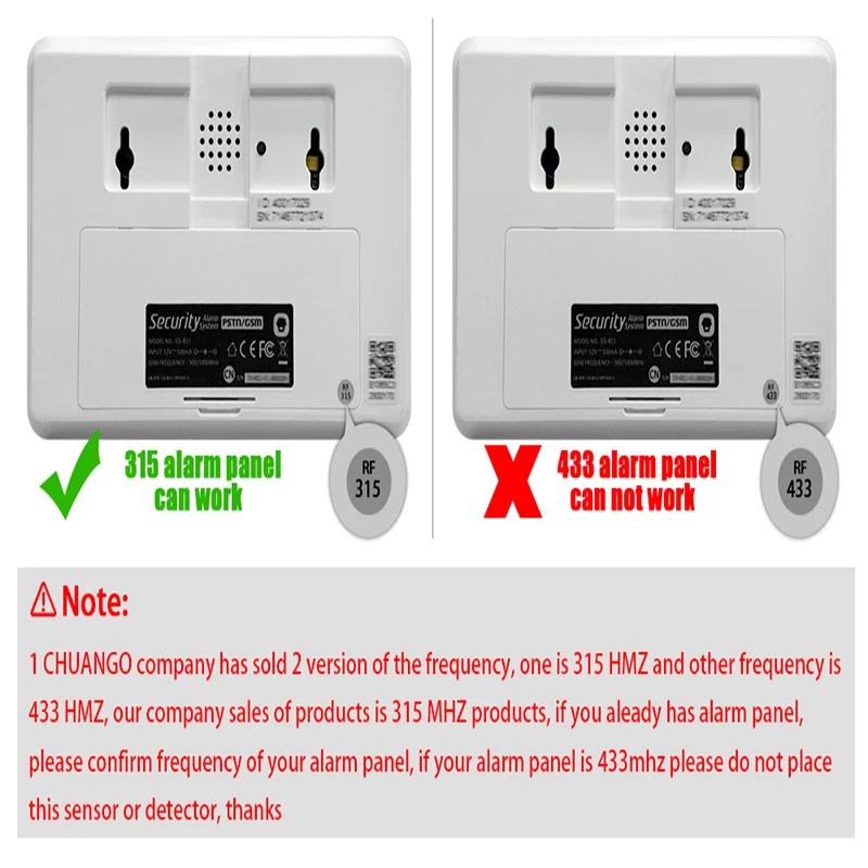 Chuango DWC-102 315 мГц Беспроводной окна умный датчик двери детектор для Chuango Secuirty аварийная система Наборы