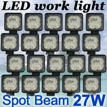 Tkeapl THTMH 20x27 Вт квадратный светодиодный рабочий светильник точечный луч грузовик прицеп внедорожный морской внедорожник