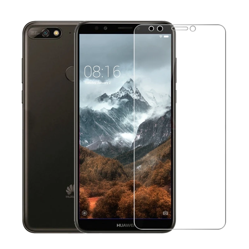 

2.5D 9H Premium Tempered Glass For Huawei Y7 Prime (2018) Screen Protector Toughened protective film For Huawei Y7 Prime 2018