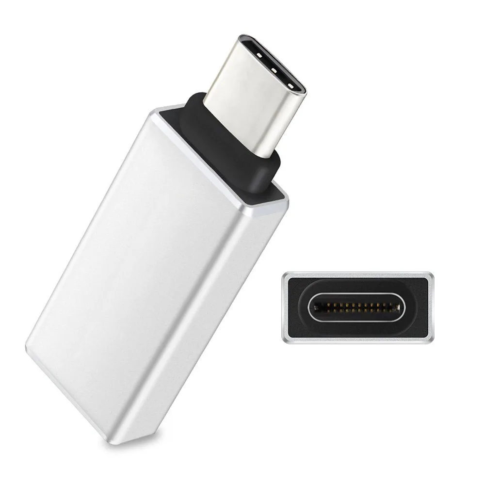 Высокоскоростной Micro-USB 3,1 type C Тип A штекер Стандартный USB 3,0 Женский адаптер с OTG Apple MacBook 30,48 см Si