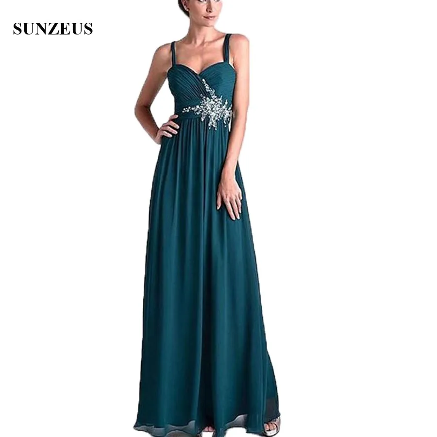 Lange Chiffon Moeder Van De Bruid Jurk Met Kant Jacket Sweetheart Spaghettibandjes Bruiloft Gast Jurk gewaad louter de la mariee Lange Chiffon Moeder Van De Bruid Jurk Met Kant Jacket Sweetheart Spaghettibandjes Bruiloft Gast Jurk gewaad louter de la mariee