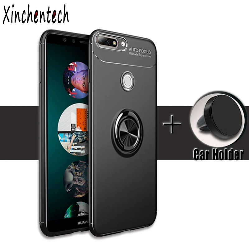 

Shocoproof Case For Huawei Honor 7C Pro Case Silicon Soft TPU Back Cover Accessories case on Huawei Honor 7C Pro Cover 5.99"