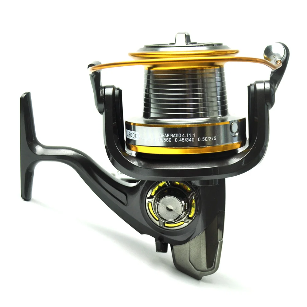 Molinete de Pesca 12 + 1 Surf Fundição Longa Distância Elenco Mar Pesca bb Lj9000 2 Cheap Carretilhas de pesca