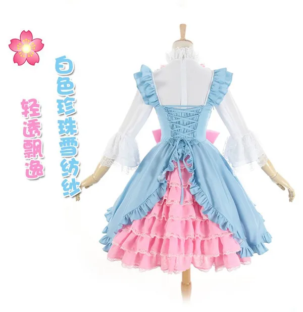 Cardcaptor Sakura кимоно Сакура десерт день чай Косплей-платье лолиты женское милое платье принцессы