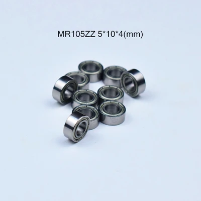 Miniature Series MR-63-74-85-93-95-105-106-115-117-126-128-137-148 ZZ Meatal Sealing Type bearings free shipping 50piece/package - Цвет: MR105ZZ 5-10-4(mm)