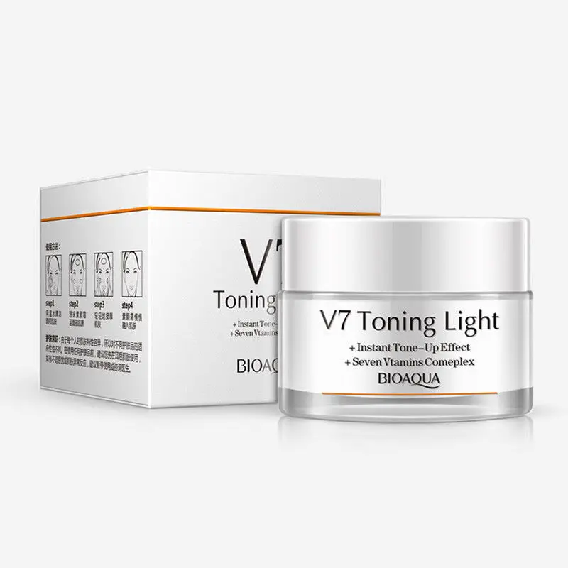 Телесного цвета выравнивание цвета кожи крем V7 витамины дневной крем для ремонта увлажняющая Очищающая