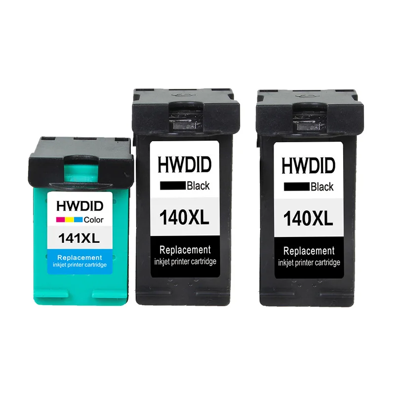 HWDID 140 141XL сменный картридж для hp/hp 140 141 для hp 140 Photosmart C4283 C4583 C4483 C5283 Deskjet D4263 - Цвет: 2 x Black 1 x Color