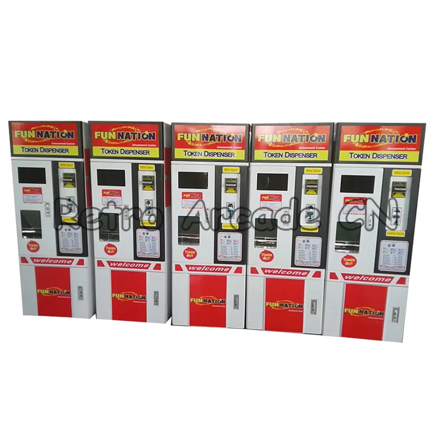 

1 piece Bill exchange coin token dispenser money changer machine automatically currency exchange machine