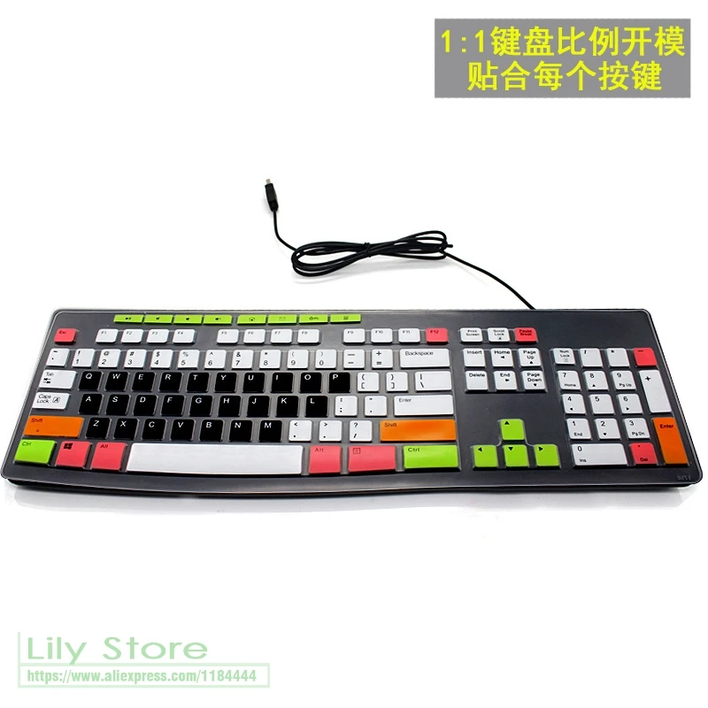 Silicone Keyboard Protector Cover for Logitech MK275 MK200 MK260 MK270 K270 K260 