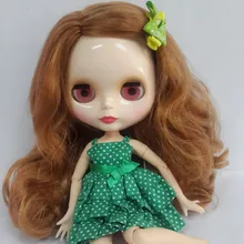 Телесного цвета Блит куклы совместными тела шарнирная кукла-jbad01