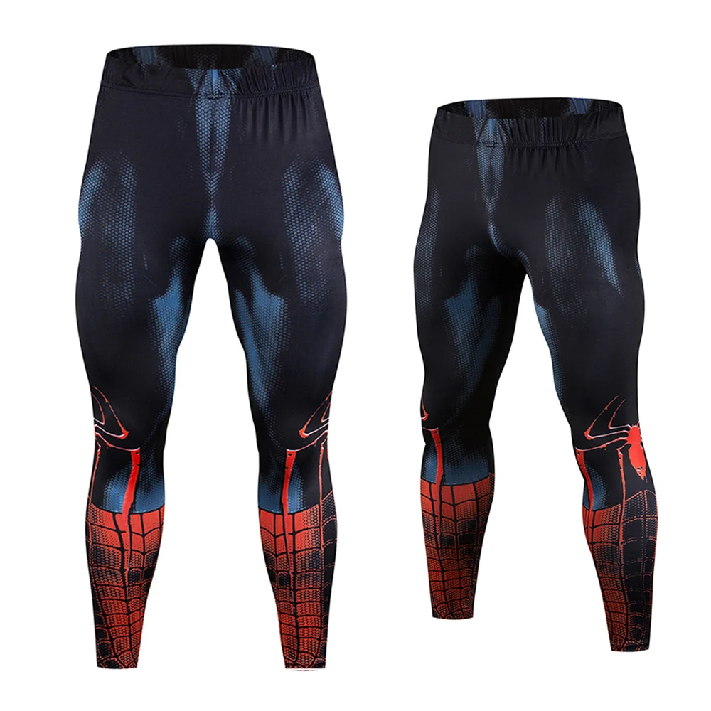 

Marvel Superhero Compression Pants Running Pants Men's Football Training Pants Fitness Sports Leggings Men's Gym Jogging Pants