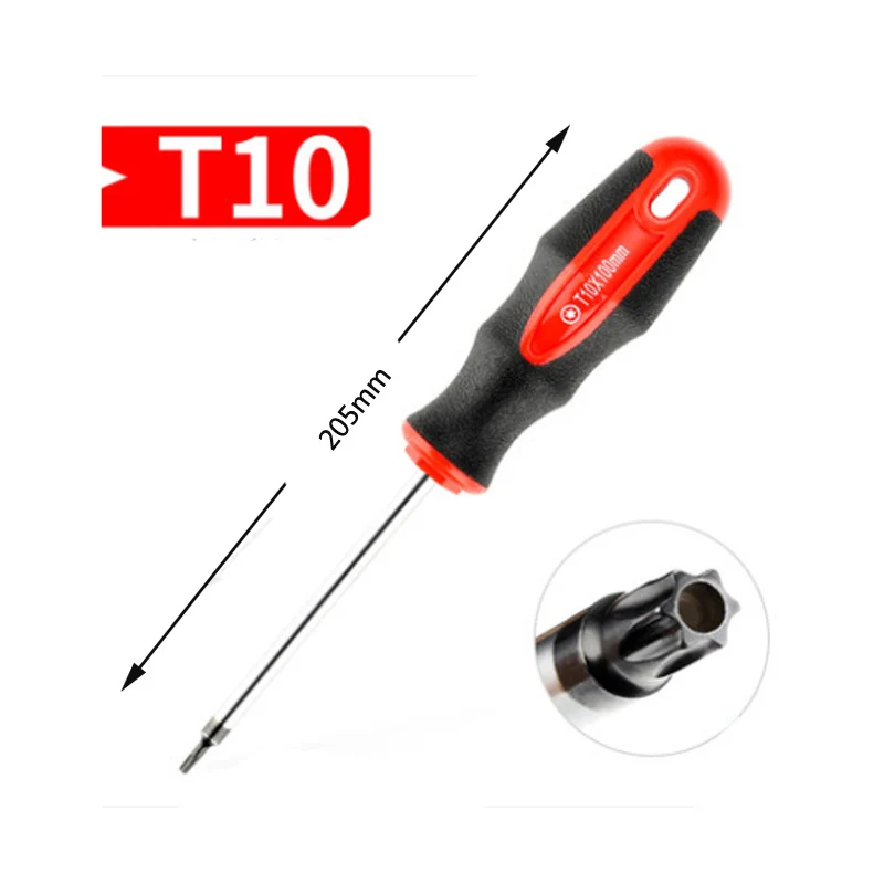 Отвертка Torx Star Precision S2 HRC50-62 Магнитный Отвертка T8 T10 T15 T20 T25 T27 T30 Для домашних телефонов ПК инструмент для ремонта - Цвет: NO2