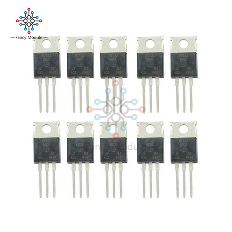 BT Transistor Triac BT137 600E 8A 600V Transistor BT137-600E 