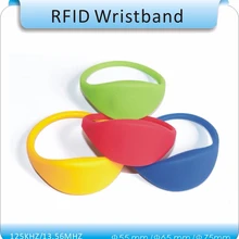 1 RFID считыватель+ 50 шт 7# IP68 водонепроницаемый силиконовый 125 кГц EM4100 rfid-браслеты/метки rfid браслет